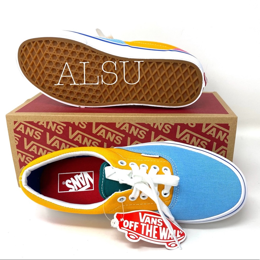 💖MEGA SALE💖VANS ERA Canvas Multi Low Sneakers Casual Women’s 6.5 VN0A38FRVOP - Picture 6 of 11